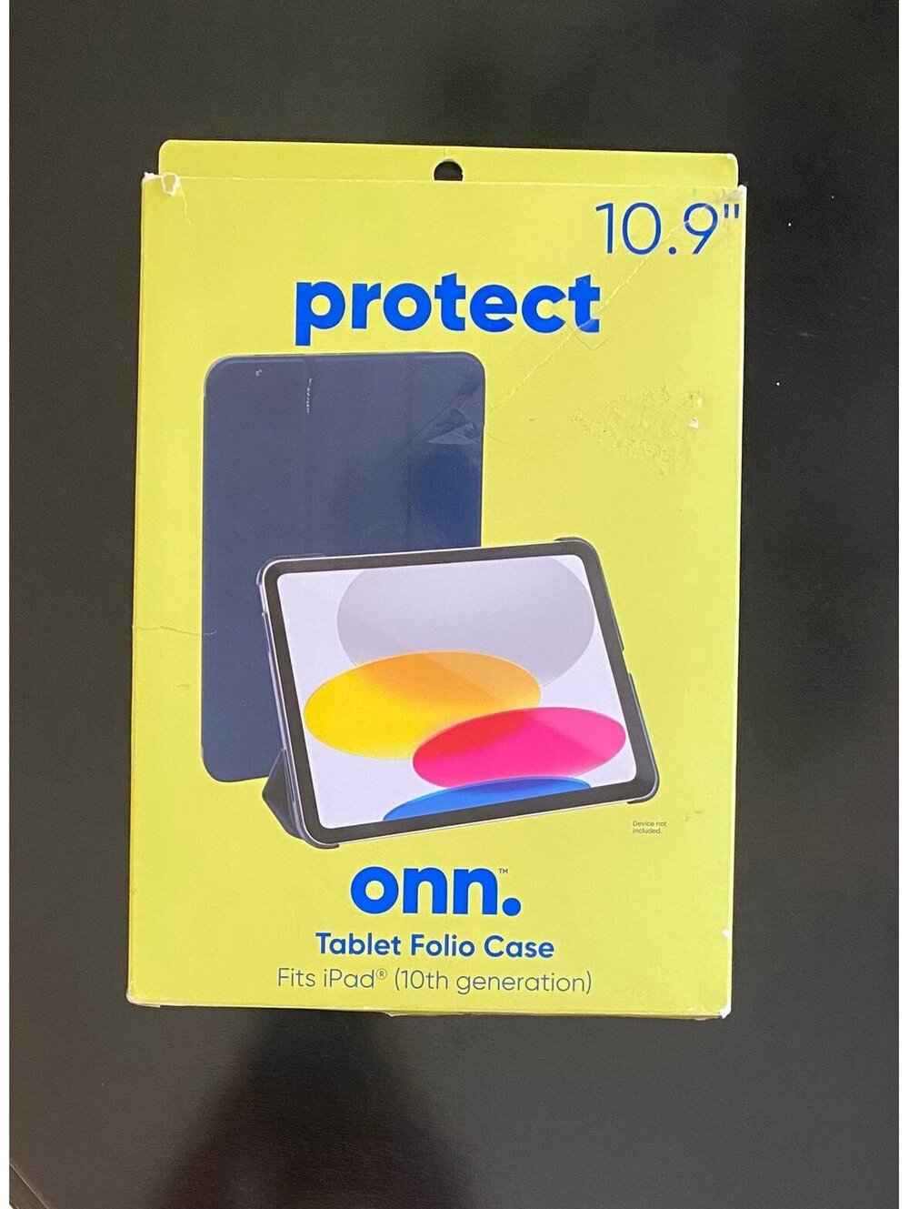 Onn Tablet Folio Case for iPad 10.9” (10th generation) Blue